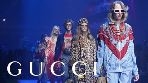 gucci fashion show mens 2018 youtube|gucci recent fashion show.